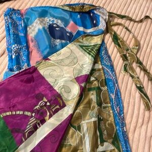 Reversible wrap pants